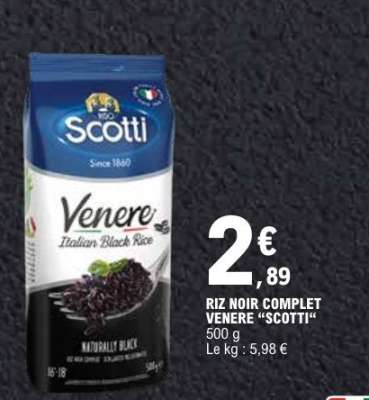 Riz Noir Complet Venere "Scotti"