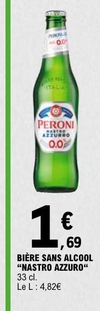 BIÈRE SANS ALCOOL "NASTRO AZZURRO"