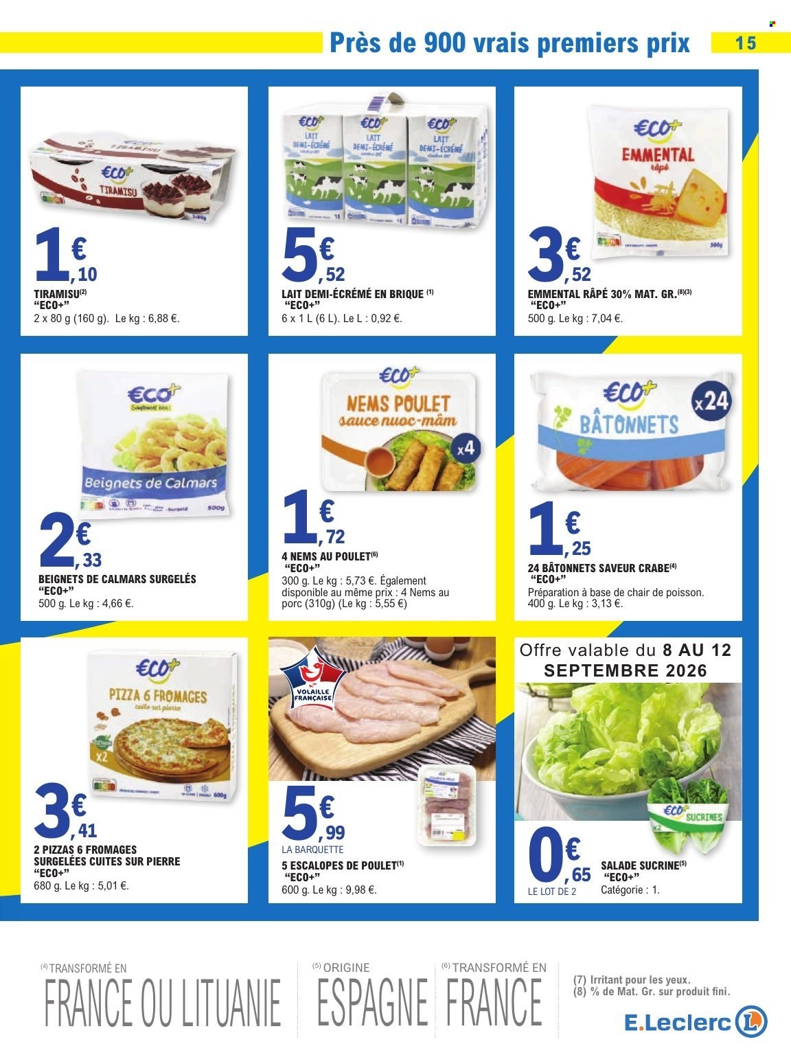 Catalogue E.Leclerc - 08/09/2026 - 19/09/2026. Page 15