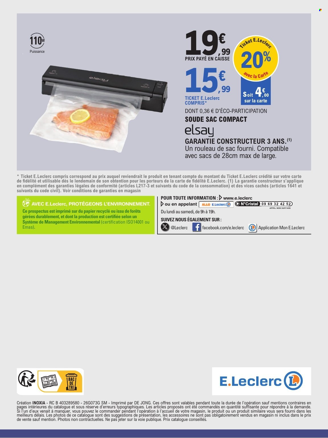 Catalogue E.Leclerc - 08/09/2026 - 19/09/2026. Page 16
