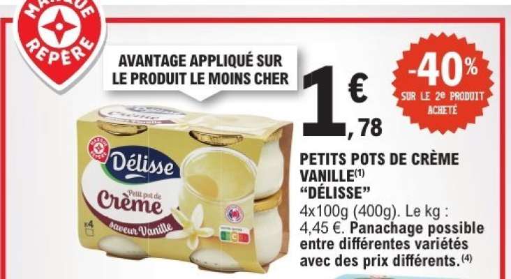 PETITS POTS DE CRÈME VANILLE “DÉLISSE”