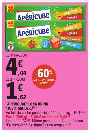 APÉRICUBE LONG DRINK