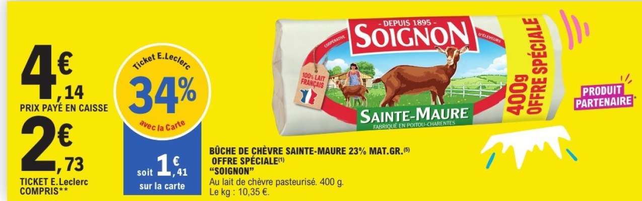 Bûche de chèvre Sainte-Maure