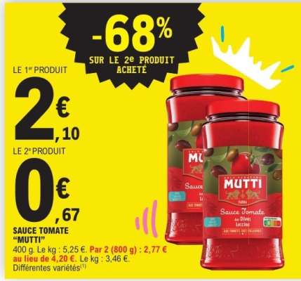 Sauce Tomate Mutti