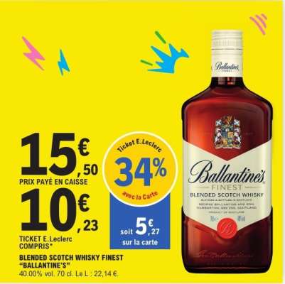 Blended Scotch Whisky Finest 'Ballantine's'