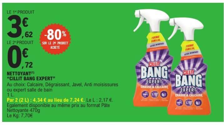 NETTOYANT "CILLIT BANG EXPERT"