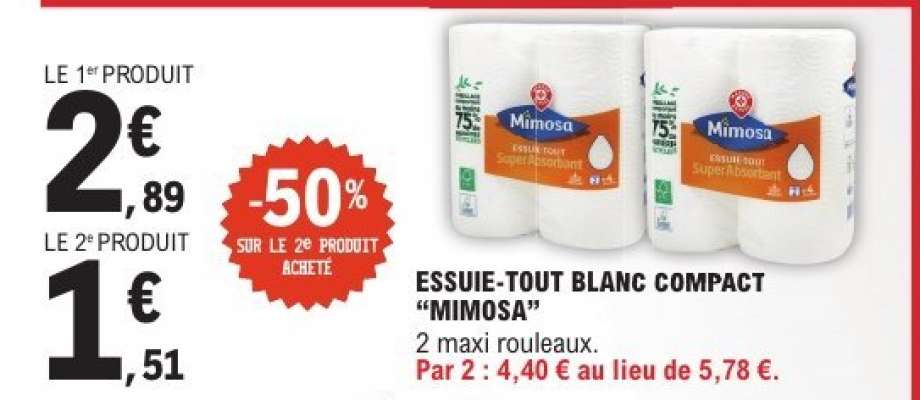 ESSUIE-TOUT BLANC COMPACT “MIMOSA”