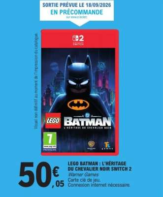 LEGO BATMAN : L'HÉRITAGE DU CHEVALIER NOIR SWITCH 2