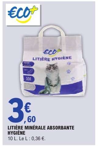 LITIÈRE MINÉRALE ABSORBANTE HYGIÈNE