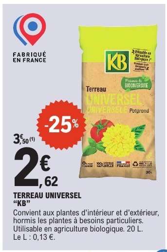 TERREAU UNIVERSEL "KB"