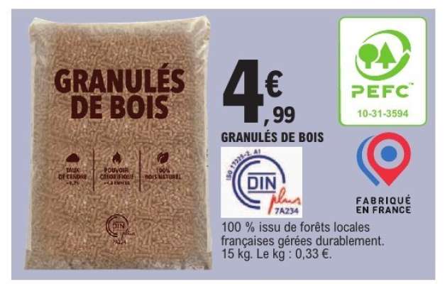 Granulés de bois