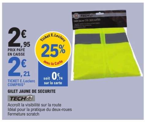 Gilet Jaune de Sécurité