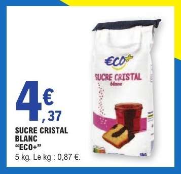 SUCRE CRISTAL BLANC “ECO+”
