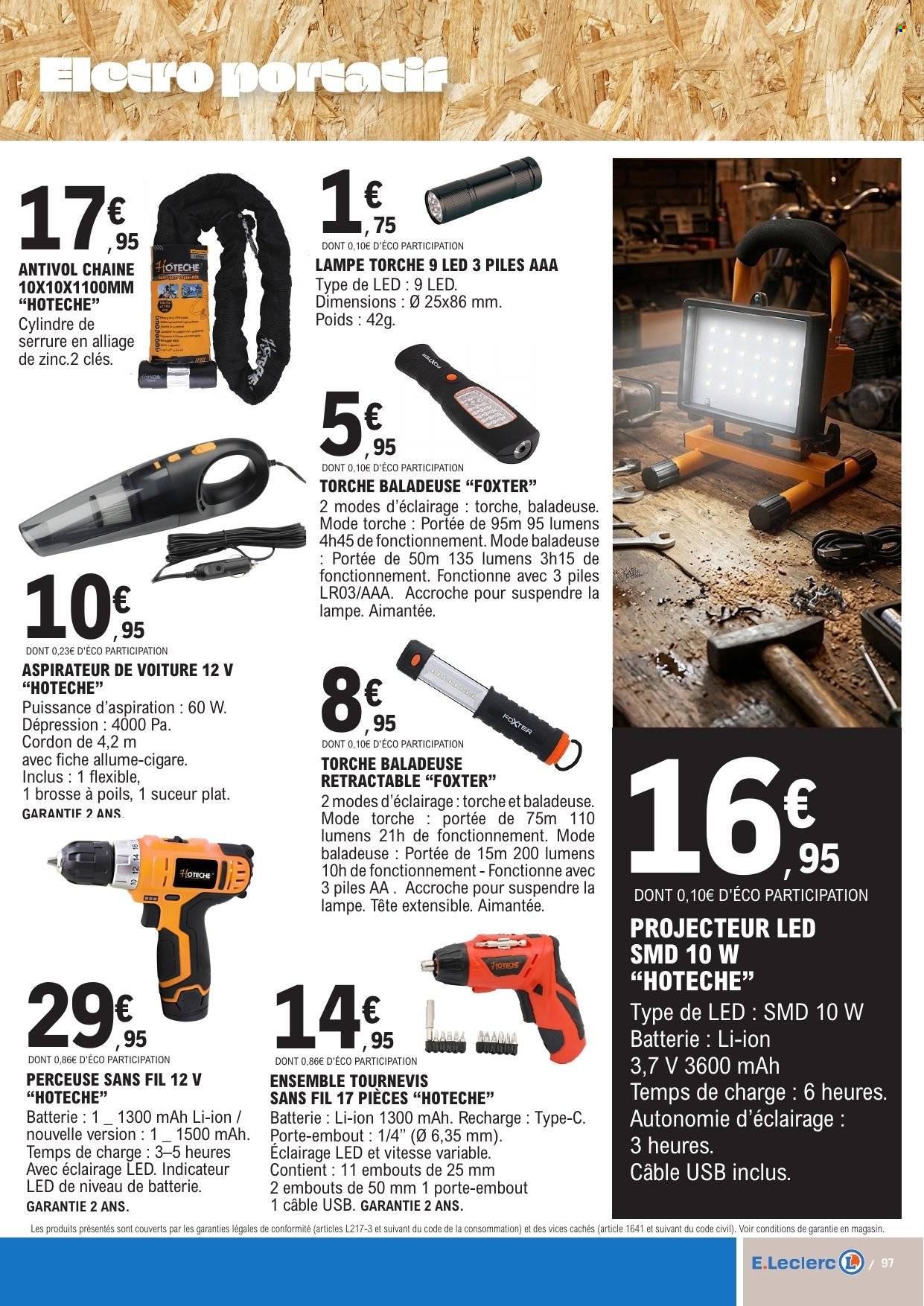 Catalogue E.Leclerc - 08/09/2026 - 20/09/2026. Page 97