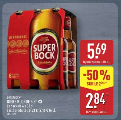 SUPERBOCK BIÈRE BLONDE 5,2°