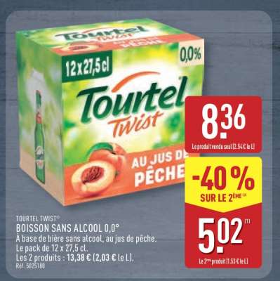 TOURTEL TWIST® BOISSON SANS ALCOOL 0,0°