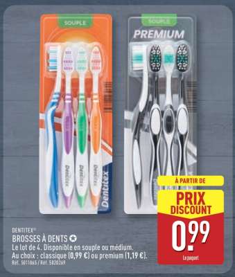 DENTITEX BROSSES À DENTS
