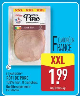 LE MARSIGNY® RÔTI DE PORC