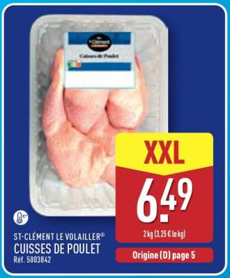 ST-CLÉMENT LE VOLAILLER CUISSES DE POULET