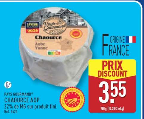 PAYS GOURMAND® CHAOURCE AOP