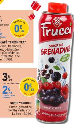 SIROP “FRUCCI”
