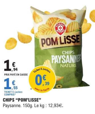 CHIPS "POM'LISSE"