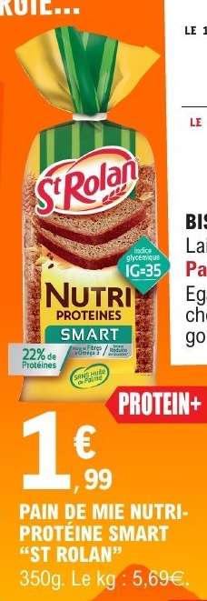 PAIN DE MIE NUTRI-PROTÉINE SMART “ST ROLAN”