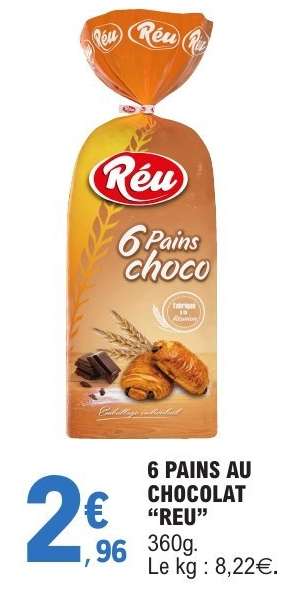 6 PAINS AU CHOCOLAT “REU”