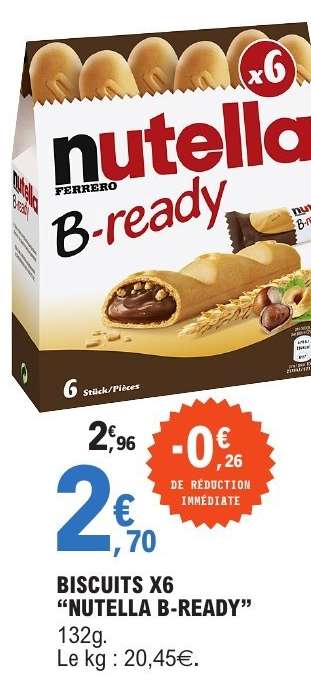 BISCUITS X6 “NUTELLA B-READY”