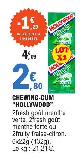 CHEWING-GUM “HOLLYWOOD”