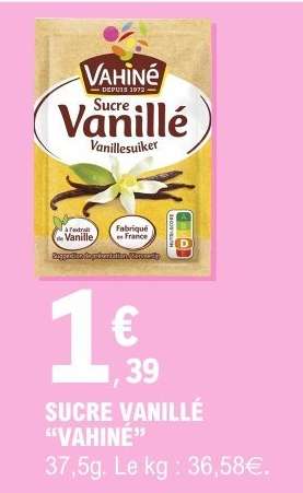 SUCRE VANILLÉ “VAHINÉ”