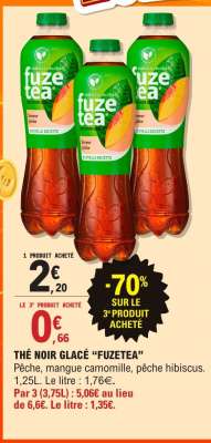 THÉ NOIR GLACÉ FUZETEA
