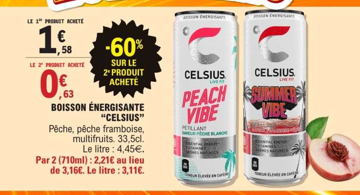 Boisson énergisante CELSIUS