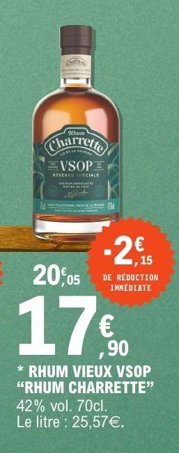 RHUM VIEUX VSOP “RHUM CHARRETTE”