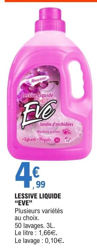 LESSIVE LIQUIDE “EVE”