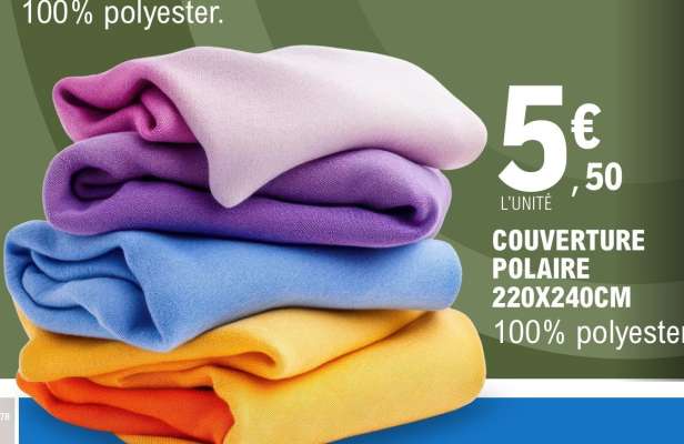 COUVERTURE POLAIRE 220X240CM