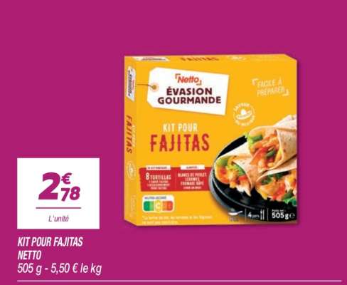 Kit pour fajitas