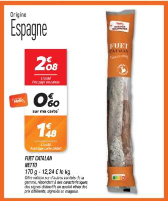 Fuet catalan