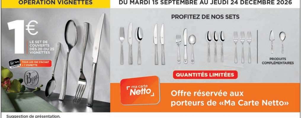 Le set de couverts