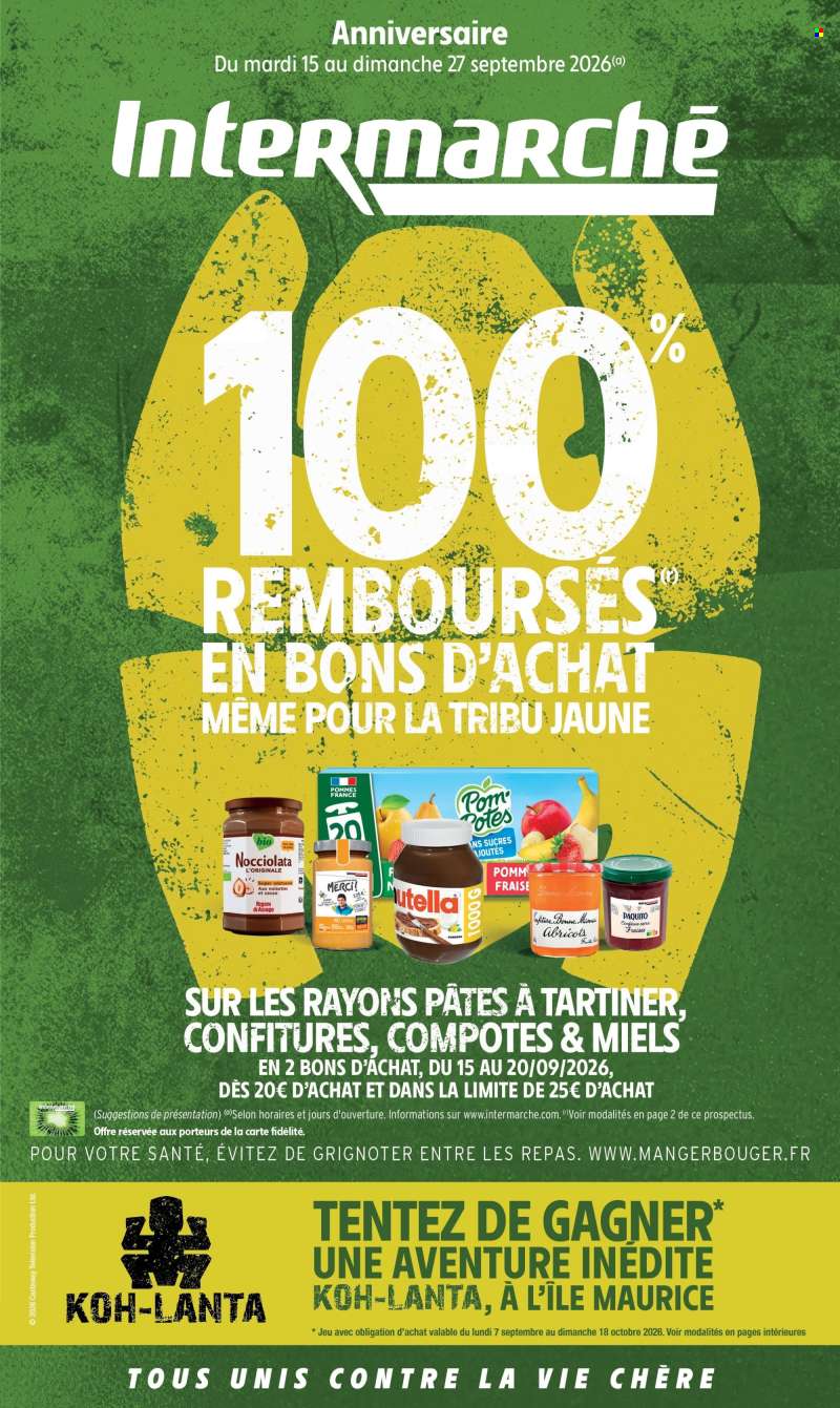 Catalogue Intermarché Super - 15/09/2026 - 27/09/2026.