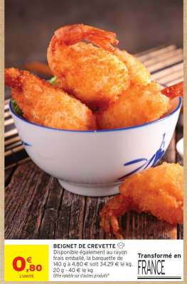 Beignet de crevette