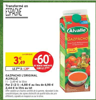 Gazpacho L'original Alvalle