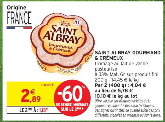 SAINT ALBRAY  GOURMAND & CRÉMEUX