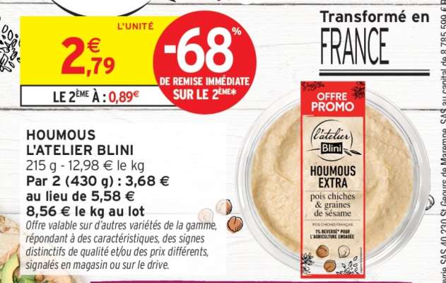 HOUMOUS L'ATELIER BLINI