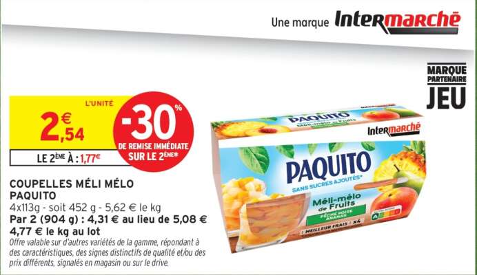 COUPELLES MÉLI MÉLO PAQUITO