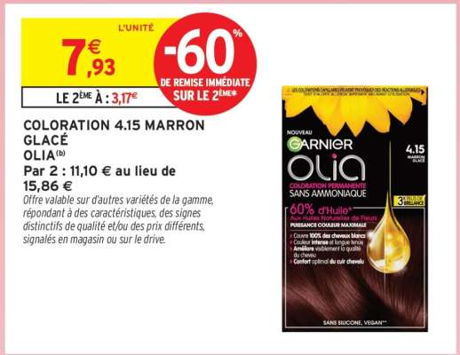 Coloration 4.15 Marron Glace Olia