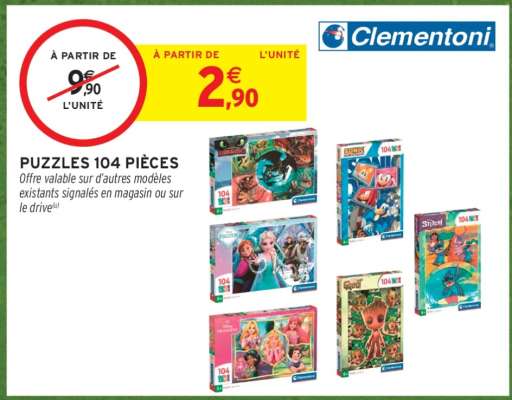 PUZZLES 104 PIÈCES