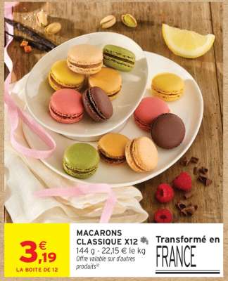 MACARONS CLASSIQUE X12