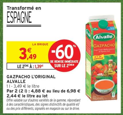 Gazpacho L'original Alvalle
