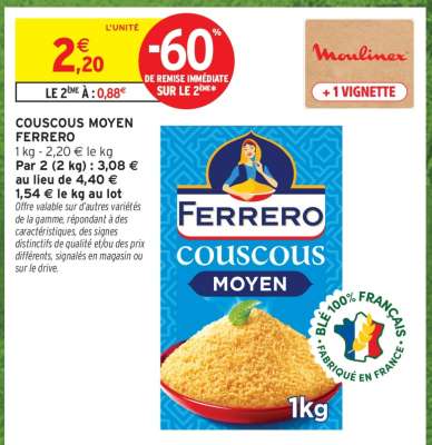 Couscous Moyen Ferrero